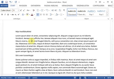 functie inhoudsopgave