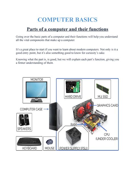 Function Of Computer