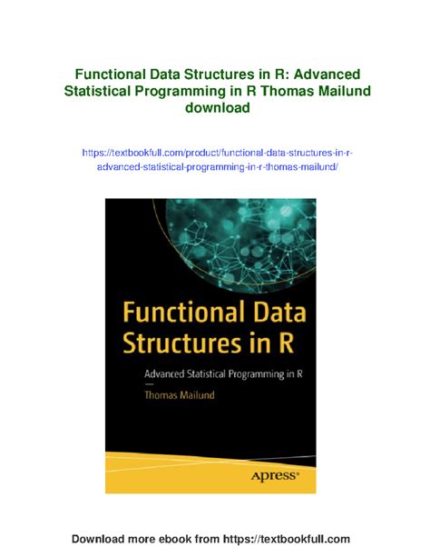 Functional Data Structures In R Advanced Statistical Programming In R