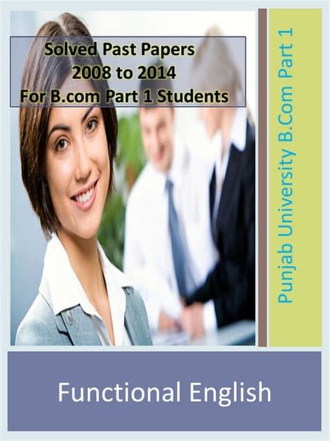 Functional English Solved Papers B Com Part 1 Slideshare