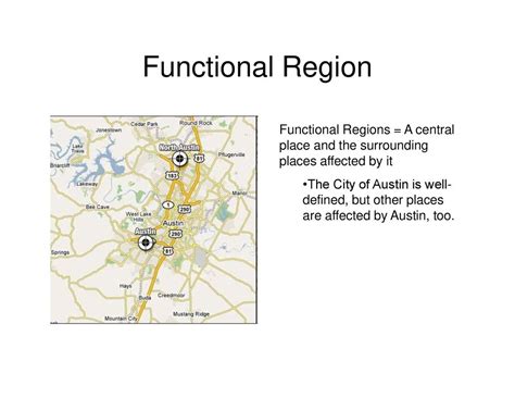 Functional Region Example