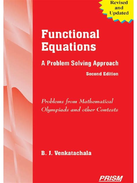 Read Functional Equations Venkatachala 