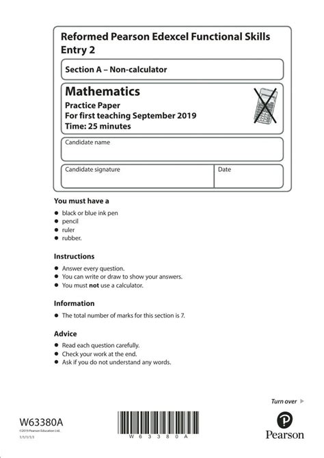 Read Functional Skills Practice Papers Tabora 