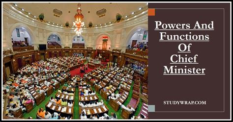 Functions Of Chief Minister