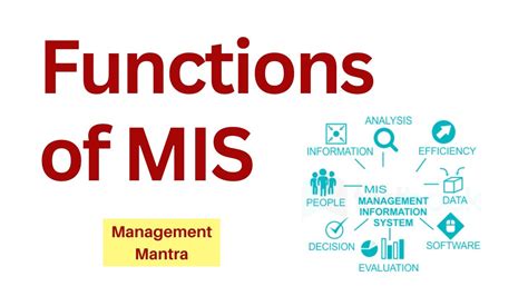 Functions Of Mis