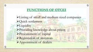 functions of otcei pdf