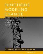 Read Online Functions Modeling Change Third Edition Answers 