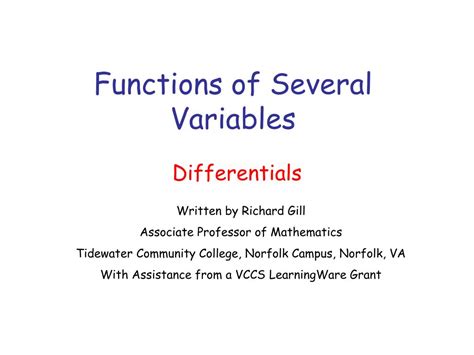 Read Functions Of One And Several Real Variables Decredore 