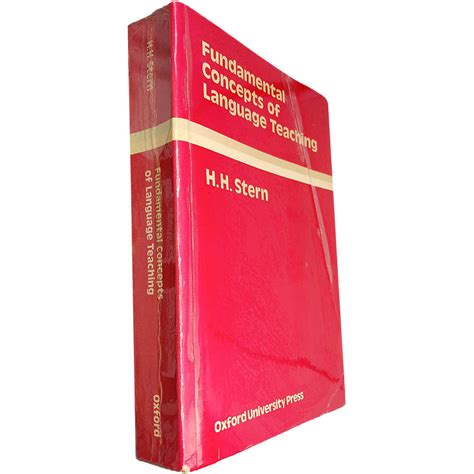 fundamental concepts of language teaching by h h stern