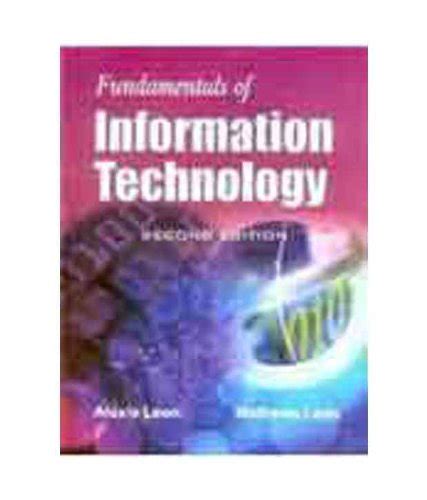 fundamental information technology alexis leon mathews leon