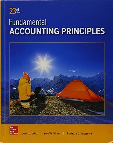 Read Online Fundamental Accounting Principles 20Th Edition Connect Card 