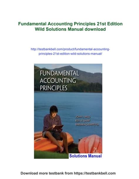Full Download Fundamental Accounting Principles 21St Edition Answers Larson 