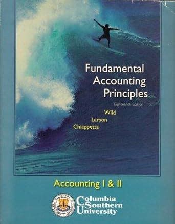 Download Fundamental Accounting Principles Wild 18Th Edition 