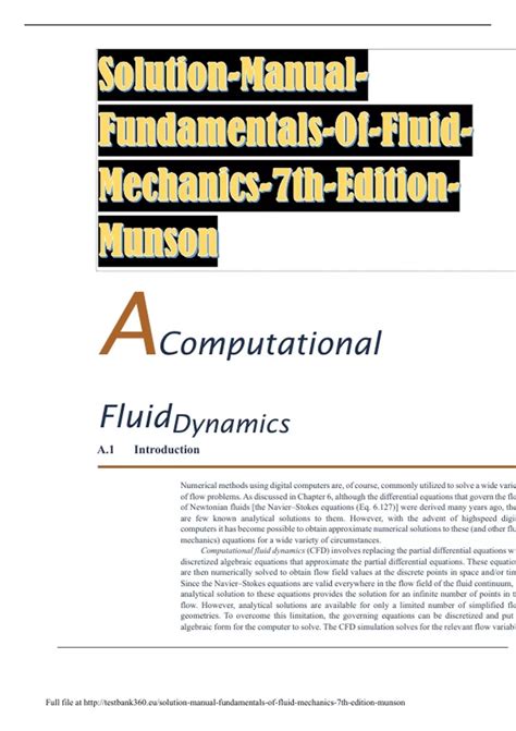 Full Download Fundamental Of Fluid Mechanics 7Th Edition Munson Solution 