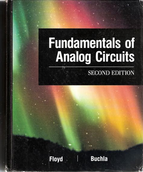 Fundamentals Of Analog Circuits Second Edition Hardcover