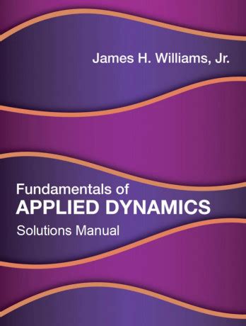 Fundamentals Of Applied Dynamics Solutions Manual Pdf