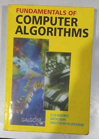 Fundamentals Of Computer Algorithms By Ellis Horowitz Exercise Solutions
