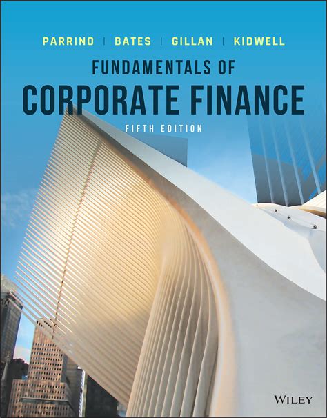 fundamentals of corporate finance fifth edition