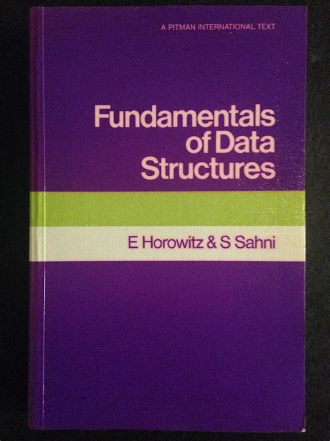 Fundamentals Of Data Structures Horowitz Second Edition