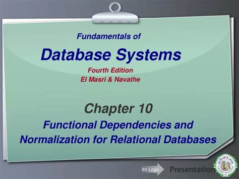 Fundamentals Of Database Systems Fourth Edition Ebook
