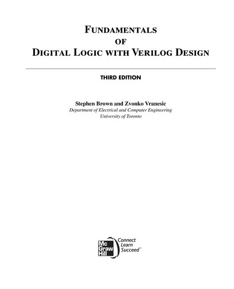 Fundamentals Of Digital Logic Solution Manual