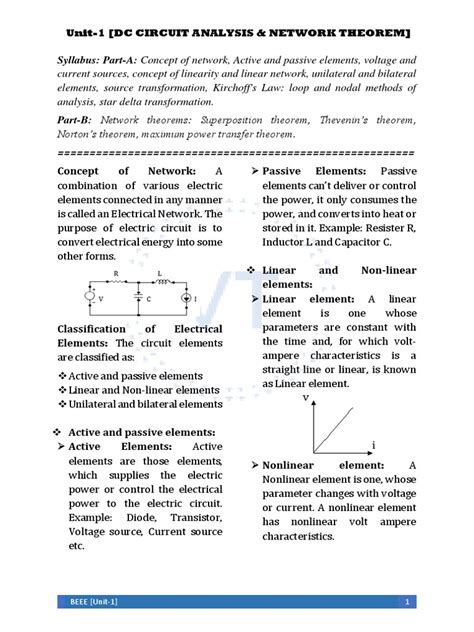 fundamentals of electrical network analysis
