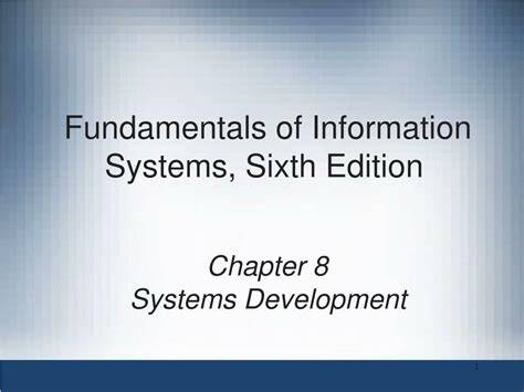 fundamentals of information systems 6 e
