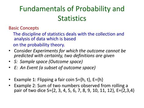 Fundamentals Of Mathematical Statistics Probability For Statistics 1st Edition Reprint