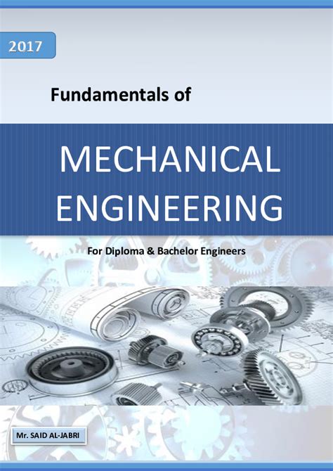 Fundamentals Of Mechanical Engineering Pdf