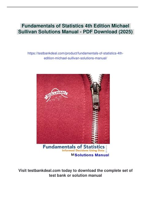 fundamentals of statistics 4th edition