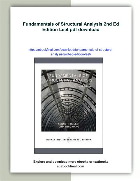 Fundamentals Of Structural Analysis 2nd Edition Solutions