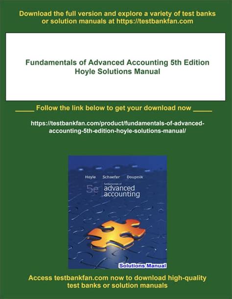 Read Online Fundamentals Of Advanced Accounting 5Th Edition Solutions Manual 