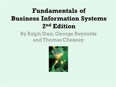 Full Download Fundamentals Of Business Information Systems 2Nd Edition 