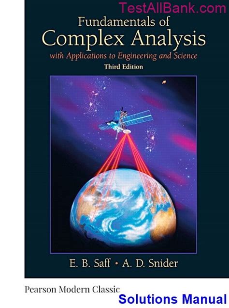 Full Download Fundamentals Of Complex Analysis With Applications To 