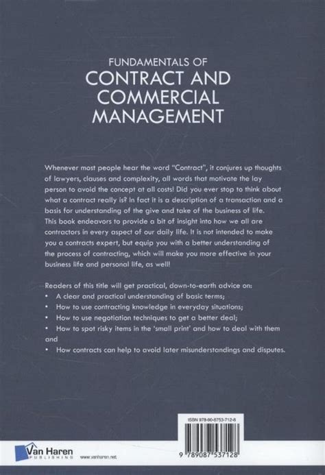 Read Fundamentals Of Contract And Commercial Management Iaccm Series 