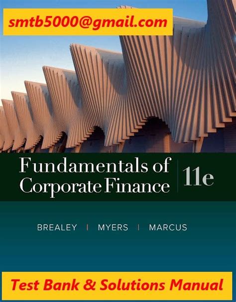 Full Download Fundamentals Of Corporate Finance 11 Edition Answers 