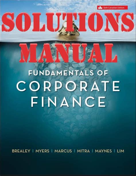 Read Online Fundamentals Of Corporate Finance 6Th Edition Brealey Solutions Manual 