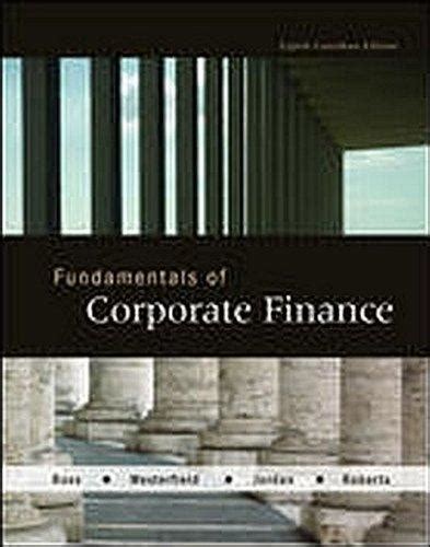 Read Online Fundamentals Of Corporate Finance 8Th Canadian Edition 