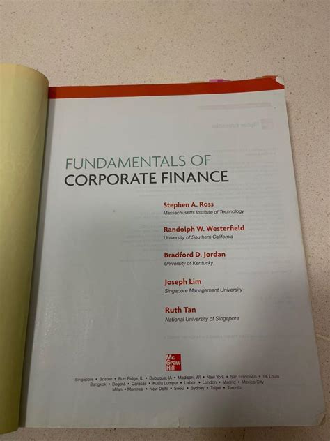 Full Download Fundamentals Of Corporate Finance 9Th Edition 