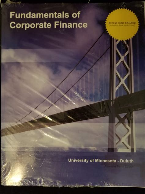 Read Online Fundamentals Of Corporate Finance Alternate Edition 10Th 