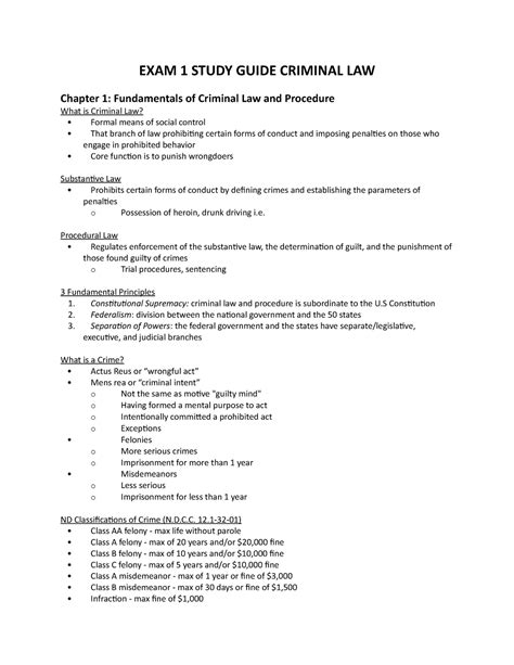 Full Download Fundamentals Of Criminal Law Study Guide 