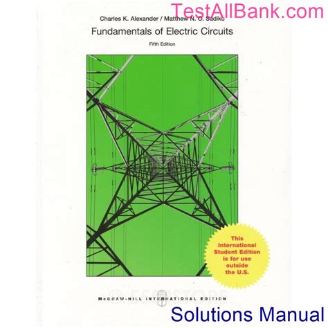 Read Fundamentals Of Electric Circuits Fifth Edition Solutions Manual 