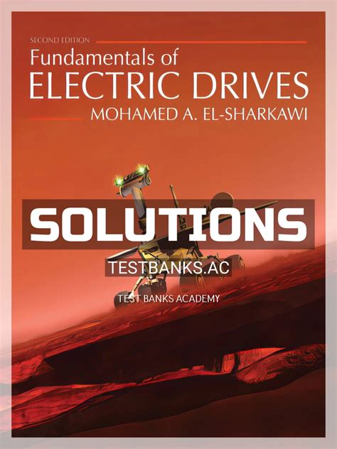 Full Download Fundamentals Of Electric Drives Solution Manual 