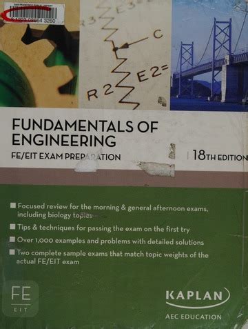 Full Download Fundamentals Of Engineering Fe Eit Exam Preparation 19Th Edition 