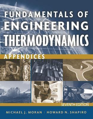 Read Online Fundamentals Of Engineering Thermodynamics Appendices Free Book 