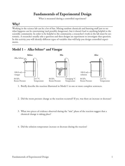 Read Fundamentals Of Experimental Design Worksheet Answers 