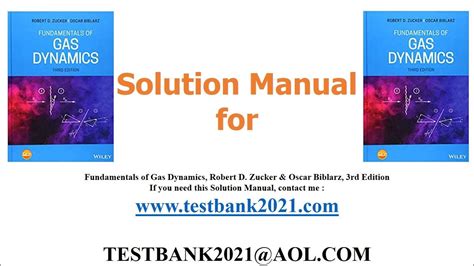 Full Download Fundamentals Of Gas Dynamics Solutions Manual Pdf 
