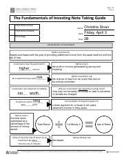 Full Download Fundamentals Of Investing Note Taking Guide Key 