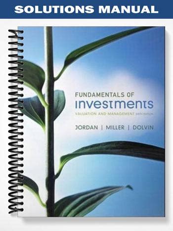 Read Online Fundamentals Of Investments 6Th Edition Jordan 