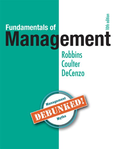 Read Fundamentals Of Management 6Th Edition Robbins Decenzo 